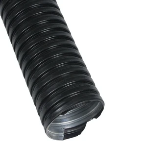 3/4 PVC Coated Galvanized Steel Flame Resistant Black and Gray Flexible Cable Protection Conduit