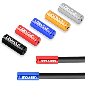 LEBYCLE MTB Road Bike Aluminum Alloy Brake Shift Cable Housing Cap Bicycle Derailleur Cable Brake Cable End Cap Outer Cap