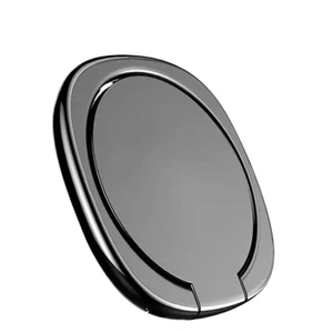 Zinc Alloy Electroplated Mobile Phone Ring Holder with Remote Control, 360 Degree Rotating Bracket, Smartphone Holder, Tablet
