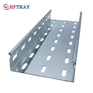 Hot-selling Industrial Fireproof Heat Dissipation Commercial Building Perforated Galvanized Cable Tray For Cable Laying