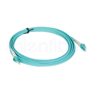 Patch Cord OM3 LC MM 50/125 Duplex 3.0mm 2.0mm Sc/apc Aqua Fiber Optic Patch Cord Lc To Sc Sm G657a2 Sx 1.6mm Aqua Patch Cord