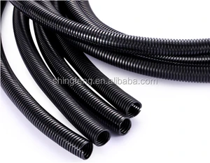 Cable Conduit Pvc Flexible Plastic White/Black Color Corrugate Pipe/hose