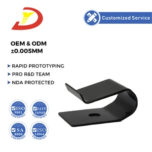 Non-Standard Customized Carbon Steel Black Zinc Plated Stamping Part Metal Clip Spring Clip