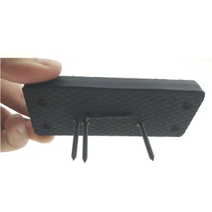 High Quality Neodymium Magnet Block Rubber Gun Bracket Powerful Nickel Magnetic Holder Mount Adhesive Magnet Mount Gun Bracket