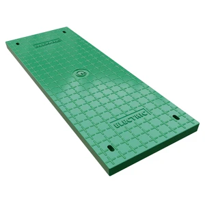 Plastic Waterline Substation Cable Trench Cover With Hinge Anti-theft & Environmental Protection EN124 A15
