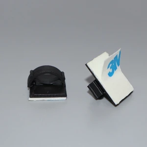 Plastic Cable Wire Clips Nylon Cable Organizer Adhesive Cable Clamp for Car, Office and Home