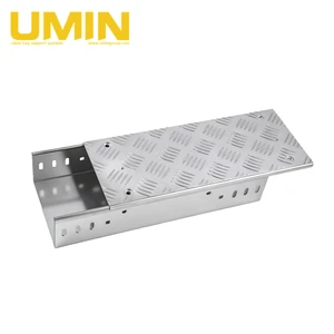 Hot Sale 316 Stainless Steel Powder Coated Anti-Slip Channel Cable Tray Walkable Cable Tray for Automated Production Lines