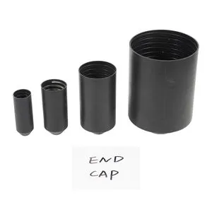 PE Heat Shrink End Cap Heat Shrinkable Cable Cap Heat Shrink End Cap Wire End Cap With Spiral Adhesive
