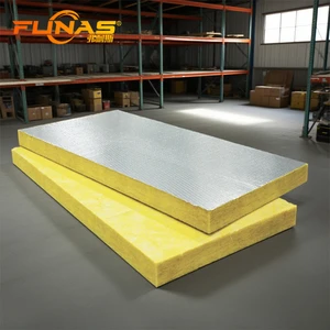 Glass Wool Insulation Board For Thermal And Acoustic Wall Roof Pipe Insulation Fireproof Building Material