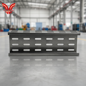 HUAPENG Industrial Buildings Cable Trays Fireproof Carbon Steel Corrosion-Resistant Perforated Cable Tray