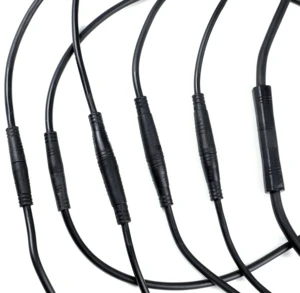 Male Female Waterproof Plug Power Cable 2pin 3pin 4pin 5pin 6pin Ip65 Wire To Wire Connector