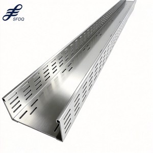 Outdoor Cable Tray and Perforated Cable Tray Powder Coated With Cover Cable Tray