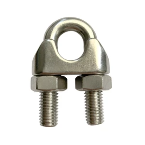Stainless Steel Highly Polished Drop-forged Wire Rope Cable Clip Clamp