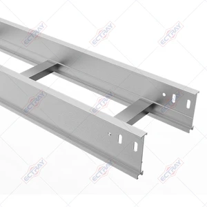 Power Station Outdoor Cable Trays System Heavy Duty Aluminum Alloy Cable Ladder Wire Raceway Cable Tray