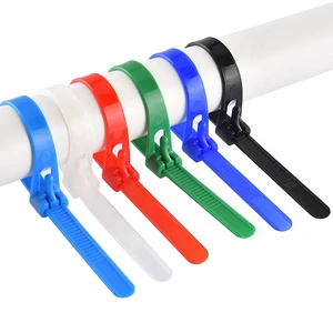 Binding Nylon Cable Zip Tie 150mm 200mm 250mm 300mm 350mm 400mmm 450mm 500mm 600mm Releasable Reusable Plastic Nylon Thread 1bag