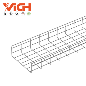 Versatile Wire Mesh Cable Tray with Easy Assembly for Industrial Date Center and Residential Use
