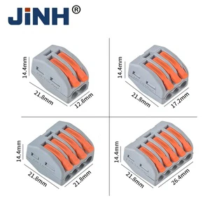 Universal Home Compact Cable Wire Connectors Fast Lever Nut Wire Connection Push in Wiring Terminal Connector