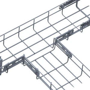 Ningbo Lepin High Quality Wiring Accessories Galvanized Steel Mesh Cable Tray Support System