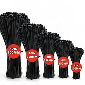 Heavy Duty Nylon Self-Locking Cable Zip Ties Anti-Corrosion Commercial Industrial Wire Bundling Straps for Certified