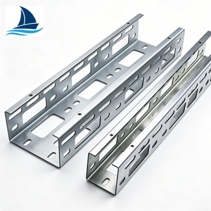 Perforated Cable Tray Galvanized Steel Floor Cable Tray for Factory and Workshop Use