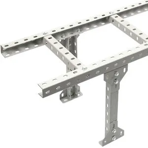 Industrial & Construction Use Hot DIP Galvanized Stainless Steel Ladder Type Cable Tray for Cable Laying and Support