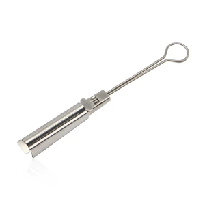 Outdoor Heavy Duty Metric Stainless Steel FTTH Flat Fiber Optic Drop Cable Tension Clamp