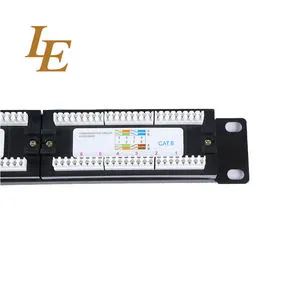 Patch Panel 1U 24Port Krone IDC Patch Panel CAT5E Network Patch Panel