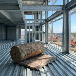 AS/NZS 4859.1 Eco Brown Glass Wool Insulation Roll Blanket R1.3 For Australia Roof Wall Thermal Acoustic Insulation