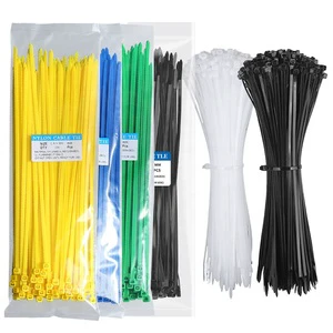 High Quality 12-inch Nylon Cable Zip Ties Self-Locking 4.8*300mm Plastic Wire Ties UV Resistant for Indoor Outdoor 50lbs PA66