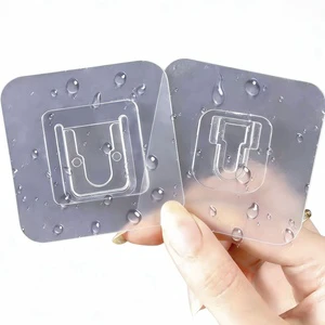 Zero Residue Snap Lock Adhesive Bracket Punch-Free Traceless Wall Holder for Extension Lead Router Rental Apartment Storage