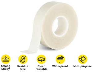 Professional Renters Friendly Adhesive Damage Free Hanging No Residue Mounting Tape for Picture Frame Poster Wall Mounting