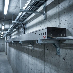 HUAPENG Factory Hot-Selling Aluminum Cable Tray Width 50mm-100mm Cable Trunking