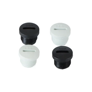 Pulte M12 PG7 Plastic Screw Cap IP68 Cable End Cap Threaded Plug Cap
