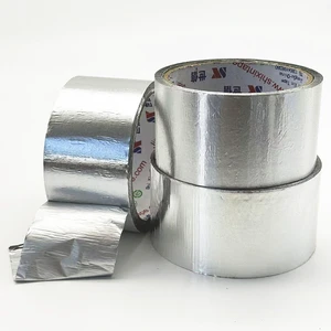 Automotive Exhaust Single-Sided Aluminum Foil Tape Waterproof For Heat Shield And Pipe Wrapping No Liner