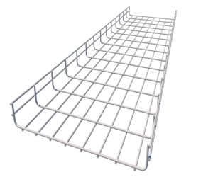 100*50 Hot-Dip Galvanized Carbon Steel Wire Mesh Cable Tray For Telecom Power & Room Wiring
