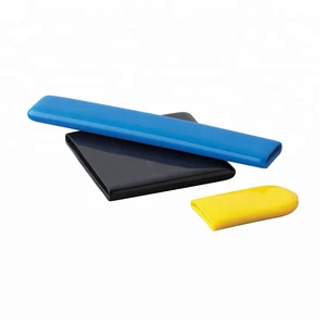 Valve Plastic Vinyl Flat Rectangular Rubber End Caps Metal Handle Bar Grips RVG Series MOCAP RFVG.062X0.313-1.00-002