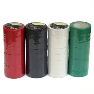 Custom Vinyl Plastic Matte Finish Low Voltage 220V Rated Electrical Insulating Adhesive Tape Winding Wire Black PVC Insulation