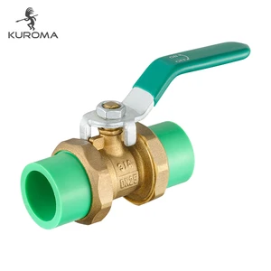 OEM Customizable 20-63mm Manual Water Media Ball Valve Complete Collection Of PPR Valves Pipe Fittings