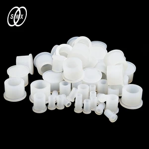 Custom Good Quality Excellent Flexible Silicone Rubber End Cap With Inner Diameter From 1.8mm To 300mm