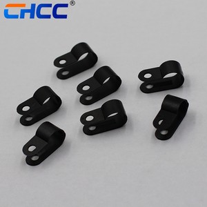 Nylon R Type Cable Clip Cable Organizer Clip Cable Clamp Wire Clips Plastic Cable Holder Wiring Accessories