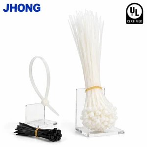 Wholesale High Tensile Strength Nylon 66 Wire Ties 100PCS/Bag Self-locking Plastic Cable Straps For Industrial
