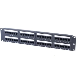 good quality and price 48 port patch panel 1U network patch panel patch panel 48 port cat6