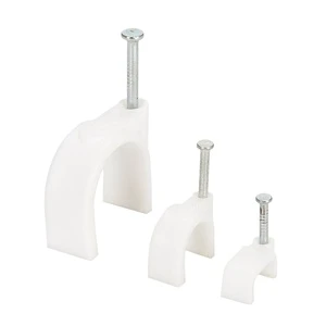 Good Quality 5MM Round Cable Clips Factory Nylon Cable Management System