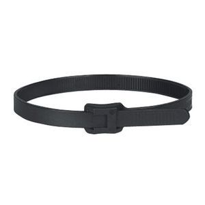 Bticino Premium Quality 6-Collar Black Electrical Cable Clamps Self-Locking Nylon 66 UL94 V-2 Certified Snap-on DIN Rail
