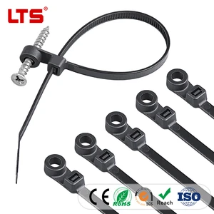 4.8*200mm Nylon 6 Headed Cable Ties Factory Wholesale Self-Locking Type DIY/Small Models/Custom Gift Fixation