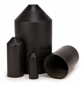 Heat Shrinkable Electric Cable End Cap Cross-linked Polyolefin Material Heat Shrink Cable End Cap
