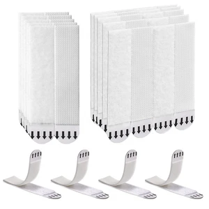 Sticky Picture Hangers for Walls,Hanging Pictures Without Nail No Nails Refill Adhesive Poster Strips for Frame Mounting Strips