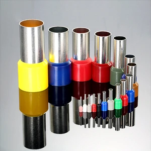 Terminal Block Cord End Wire Connector E 1508 Pin-End Tube Copper Insulated Nylon Ferrules Tin Plated 600V 0.25mm