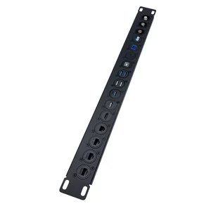 Factory Wholesale Metal 16/12/8 Port RJ45 Fiber Optic Patch Panel for Network Cabling System with 3-Year Warranty