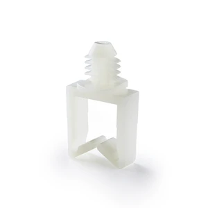 Essentra Non-locking Cable Clip Cable Clamp Natural UL94 V2 Nylon 6/6 WSBH/LWSBH Wire Saddle With Blind Hole Mount